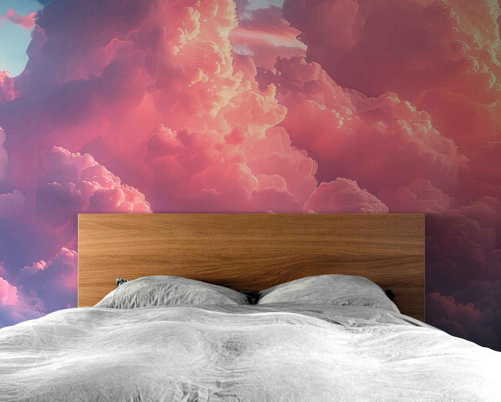Pink Clouds Wallpaper Mural. #6983