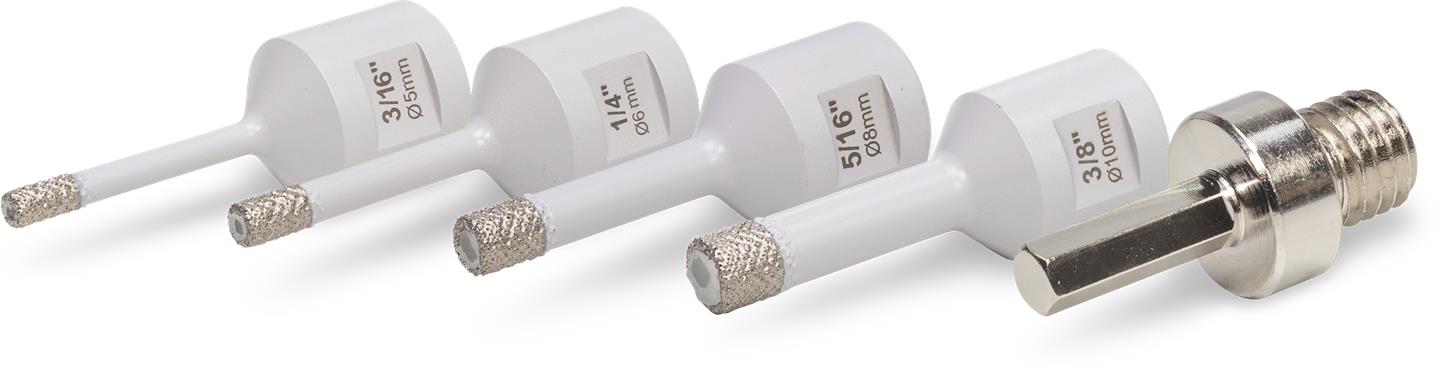 Arranged Diamond Tools Fixture Kit - Hole Saw Bits