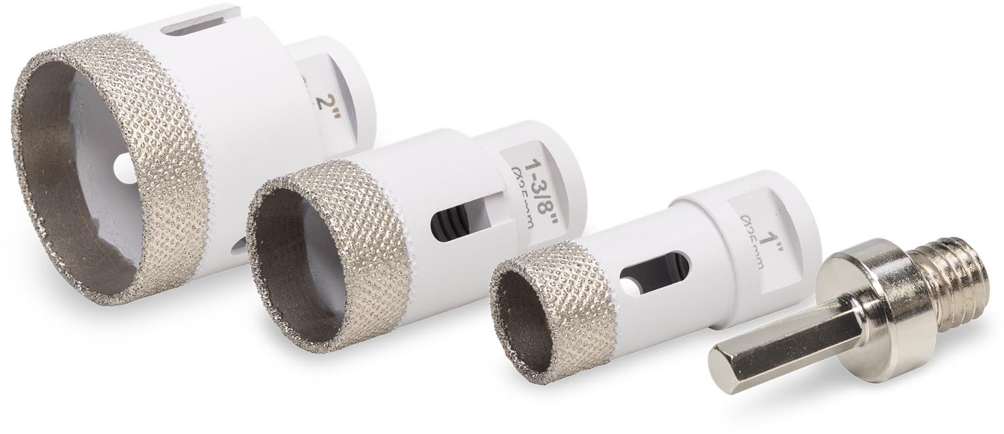 Arranged Diamond Tools Plumbing Kit - Hole Saw Bits