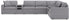 Modmax - Sectional - Granite