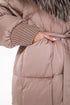 Rei Silver Fox Fully Lined Hood Down Coat in Blush