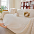 Thick Plush Non-Slip Sofa Throw Cover, Warm Soft Faux Fur Couch Protector for Winter