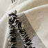 Soft Chenille Tassel Trim Sectional Sofa Protector Couch Covers for Cats Cozy Blanket Sofa Throws