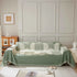 Soft Chenille Tassel Trim Sectional Sofa Protector Couch Covers for Cats Cozy Blanket Sofa Throws