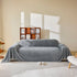 Thick Plush Non-Slip Sofa Throw Cover, Warm Soft Faux Fur Couch Protector for Winter