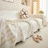 Fashion Chenille Couch Cover Blanket, Couch Non Slip Covers for Sectionals, Pet Friendly Couch Covers