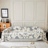 Chenille Floral Soft Thick Reversible Blanket Covers for Couch, Couch Protector Blanket Cover Sofa