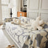Chenille Floral Soft Thick Reversible Blanket Covers for Couch, Couch Protector Blanket Cover Sofa