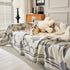 Chenille Floral Soft Thick Reversible Blanket Covers for Couch, Couch Protector Blanket Cover Sofa