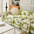 Chenille Floral Soft Thick Reversible Blanket Covers for Couch, Couch Protector Blanket Cover Sofa
