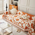 Chenille Floral Soft Thick Reversible Blanket Covers for Couch, Couch Protector Blanket Cover Sofa