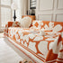 Chenille Floral Soft Thick Reversible Blanket Covers for Couch, Couch Protector Blanket Cover Sofa