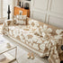 Chenille Floral Soft Thick Reversible Blanket Covers for Couch, Couch Protector Blanket Cover Sofa
