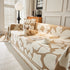 Chenille Floral Soft Thick Reversible Blanket Covers for Couch, Couch Protector Blanket Cover Sofa