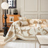 Chenille Floral Soft Thick Reversible Blanket Covers for Couch, Couch Protector Blanket Cover Sofa
