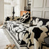 Chenille Floral Soft Thick Reversible Blanket Covers for Couch, Couch Protector Blanket Cover Sofa