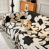 Chenille Floral Soft Thick Reversible Blanket Covers for Couch, Couch Protector Blanket Cover Sofa