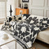 Chenille Floral Soft Thick Reversible Blanket Covers for Couch, Couch Protector Blanket Cover Sofa