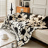 Chenille Floral Soft Thick Reversible Blanket Covers for Couch, Couch Protector Blanket Cover Sofa