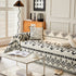 Boho Geometric Chenille Throw Sofa Cover Soft Textured Decorative Couch Blanket