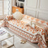 Boho Geometric Chenille Throw Sofa Cover Soft Textured Decorative Couch Blanket
