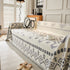 Boho Geometric Chenille Throw Sofa Cover Soft Textured Decorative Couch Blanket