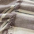 Striped Chenille Sofa Slipcover Throw, Soft Thick Washable Couch Cover Blanket