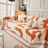 Chenille Abstract Soft Thick Reversible Oversized Couch Cover Blanket, Blanket on Sofa and The Couch