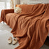 Herringbone Oversized Chenille Couch Throw Cover Sofa Slipcovers Couch Covers for Sectional Couches