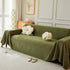 Herringbone Oversized Chenille Couch Throw Cover Sofa Slipcovers Couch Covers for Sectional Couches