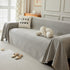 Herringbone Oversized Chenille Couch Throw Cover Sofa Slipcovers Couch Covers for Sectional Couches