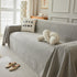 Herringbone Oversized Chenille Couch Throw Cover Sofa Slipcovers Couch Covers for Sectional Couches