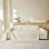 Tropical Botanical Leaf Texture Furniture Protector Blanket Soft Breathable Sofa Cover