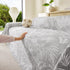 Tropical Botanical Leaf Texture Furniture Protector Blanket Soft Breathable Sofa Cover
