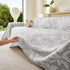 Tropical Botanical Leaf Texture Furniture Protector Blanket Soft Breathable Sofa Cover