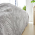 Tropical Botanical Leaf Texture Furniture Protector Blanket Soft Breathable Sofa Cover