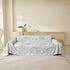 Tropical Botanical Leaf Texture Furniture Protector Blanket Soft Breathable Sofa Cover