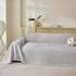 Three Layer Woven Soft Breathable Sofa Cover Blanket, Textured Chevron Couch Cover