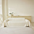 Three Layer Woven Soft Breathable Sofa Cover Blanket, Textured Chevron Couch Cover