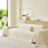Three Layer Woven Soft Breathable Sofa Cover Blanket, Textured Chevron Couch Cover