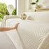 Three Layer Woven Soft Breathable Sofa Cover Blanket, Textured Chevron Couch Cover