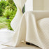 Three Layer Woven Soft Breathable Sofa Cover Blanket, Textured Chevron Couch Cover