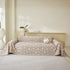 Soft Breathable Sofa Cover Blanket,Botanical Embossed Furniture Protector Throw Cover