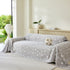 Soft Breathable Sofa Cover Blanket,Botanical Embossed Furniture Protector Throw Cover
