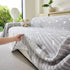 Soft Breathable Sofa Cover Blanket,Botanical Embossed Furniture Protector Throw Cover