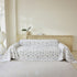 Soft Breathable Sofa Cover Blanket,Botanical Embossed Furniture Protector Throw Cover