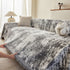 Soft Chenille Sofa Cover, Textured Abstract Couch Protector Cover with Vintage Pattern