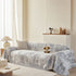 Soft Chenille Sofa Cover, Textured Abstract Couch Protector Cover with Vintage Pattern