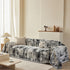 Soft Chenille Sofa Cover, Textured Abstract Couch Protector Cover with Vintage Pattern