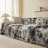 Soft Chenille Sofa Cover, Textured Abstract Couch Protector Cover with Vintage Pattern
